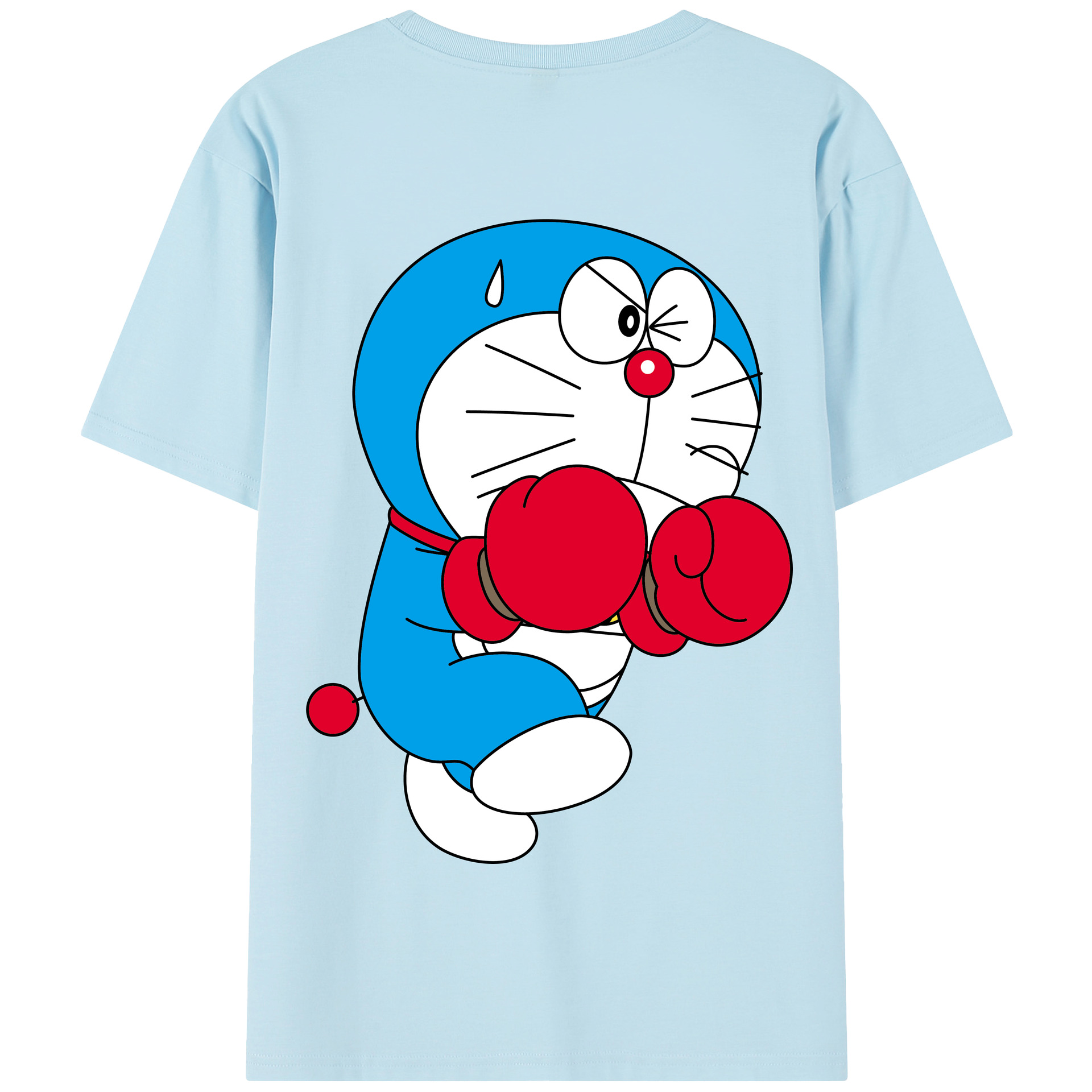 （画像用） ドラえもん Doraemon 綿100％半袖Tシャツ（背面プリント）